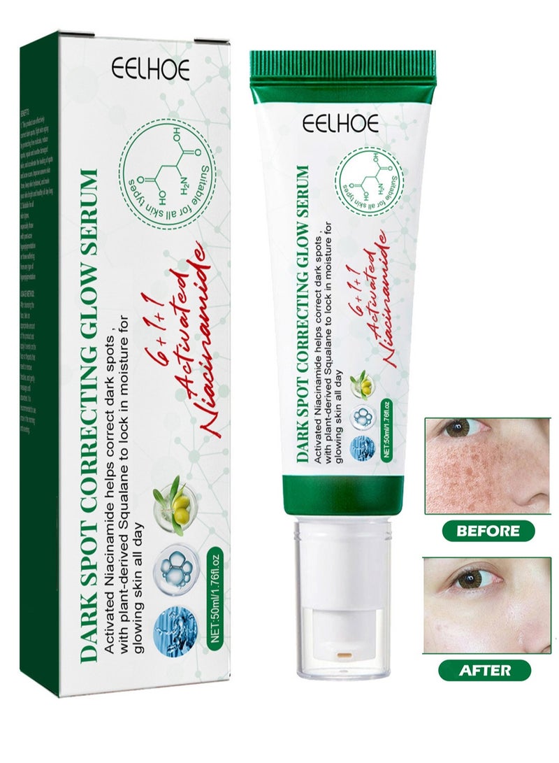 إيلهو سيروم تصحيح البقع الداكنة، سيروم مرطب للتفتيح والإشراقة، علاج للبقع الداكنة، يصلح البهتان، للبقع الناتجة عن حب الشباب، الخطوط الدقيقة، فرط التصبغ والدوائر السوداء 50 مل - Image 1