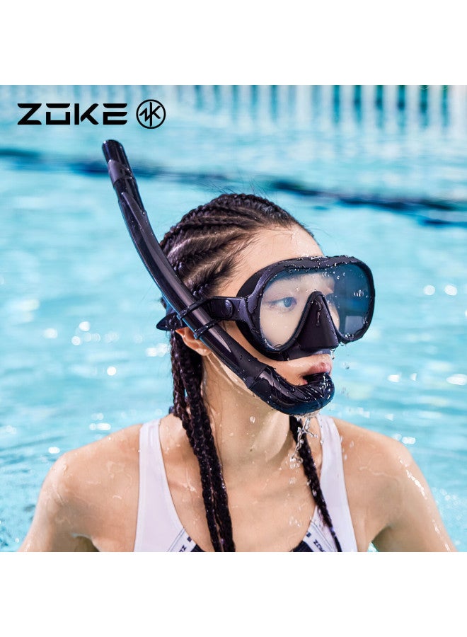 Zoke Fashion High-definition Large Frame Diving Mask Anti-scratch Anti-fog Comfortable Swimming Training Vacation 625601112-1 - Image 3
