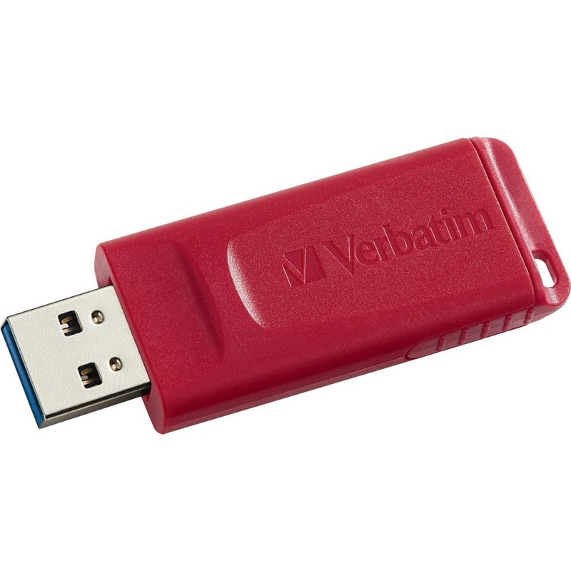 Verbatim 128GB Store 'N' Go USB Flash Drive, Red 98525 - Image 1