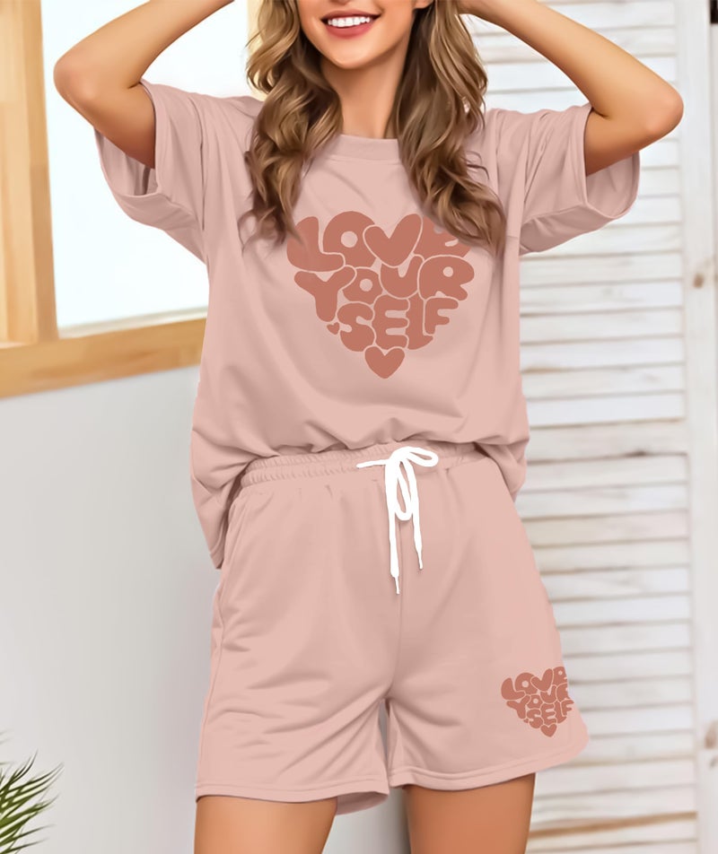SHODOX® Womens Cotton Blend Printed Tshirt and Short Co-ords Set (Pack of 1) - Image 5