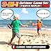 Tozuoup 3in1 Toss Catch Ball Game Set Kids Toddler Baseball Glove Beach Games Outdoor Yard Lawn Toys for Kids Family Birthday Gifts Toys for 3 4 5 6 7 812 Year Old Boys and Girls - Image 4