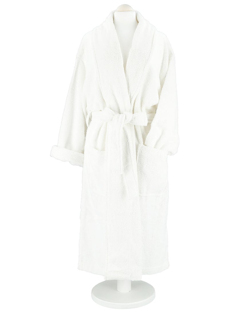 Boutique Blanche Ultra Soft Bathrobes White L/XL - Image 1