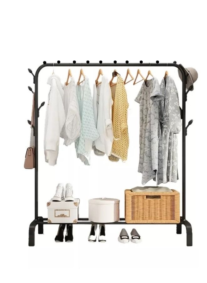 fashionhome Clothes and Shoe Rack with Tree Shaped Holding Hooks - Image 2