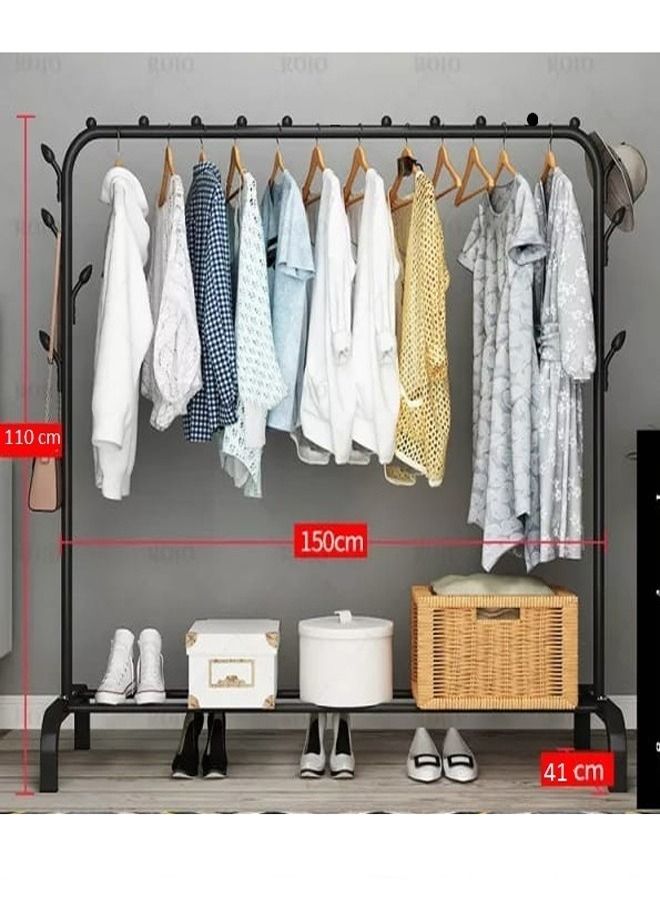 fashionhome Clothes and Shoe Rack with Tree Shaped Holding Hooks - Image 3