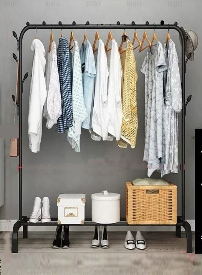 fashionhome Clothes and Shoe Rack with Tree Shaped Holding Hooks - Image 1