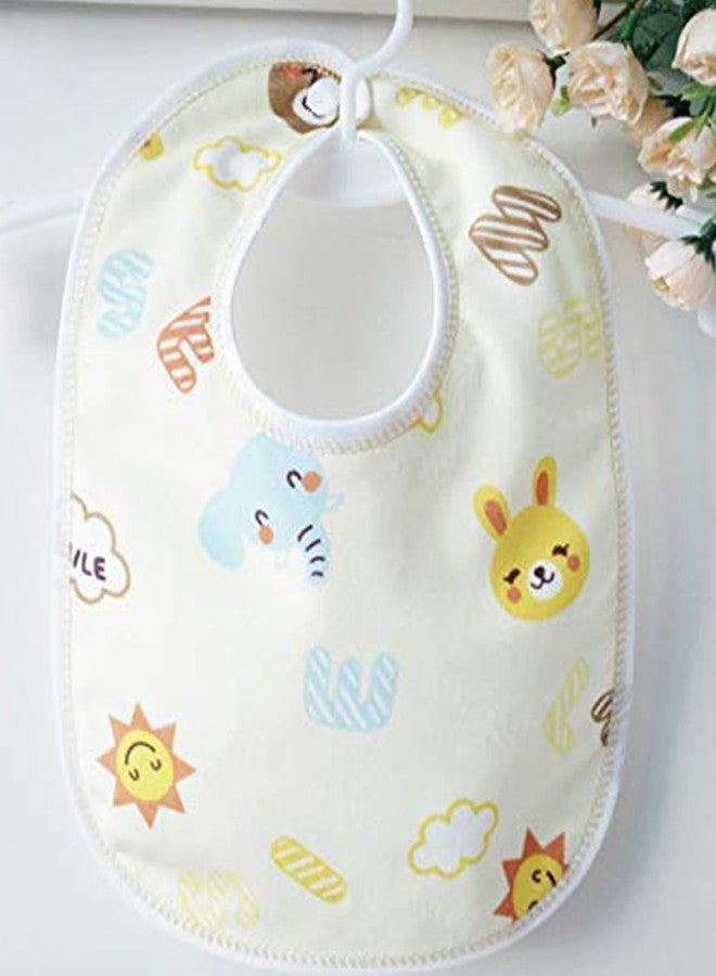 Joy Buzz Waterproof Spill Resistant Baby Feeding Printed Cotton Bibs With Snap Button Closure for 0 to 12 months new born baby/toddler - Pack of 3 (Multicolor 3) - Image 2