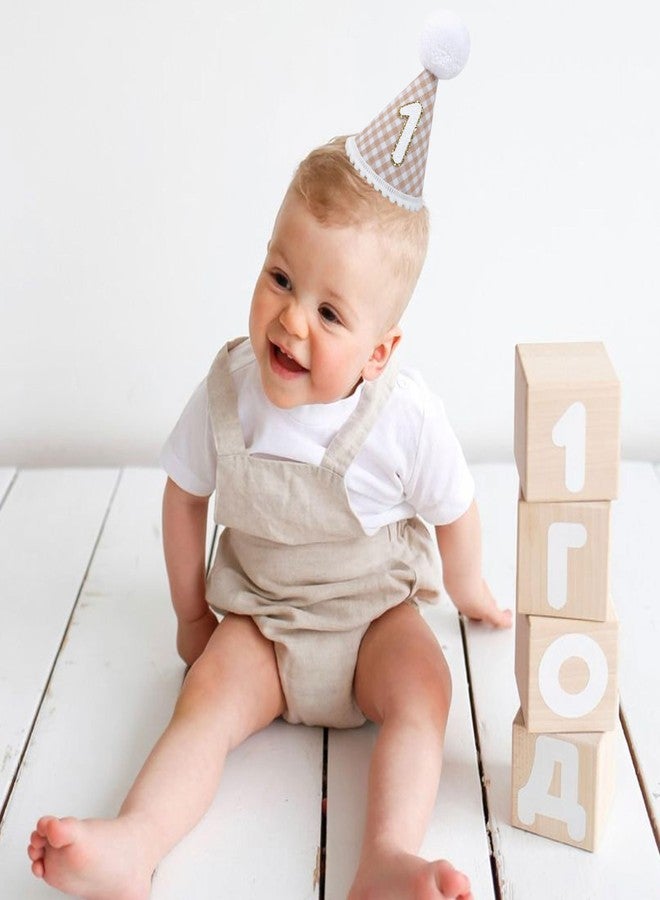 اي جيه كي في دبليو قبعة زينة عيد الميلاد الأول من Agkvw Boho - ديكور طبيعي محايد على طراز غينغهام - Image 4