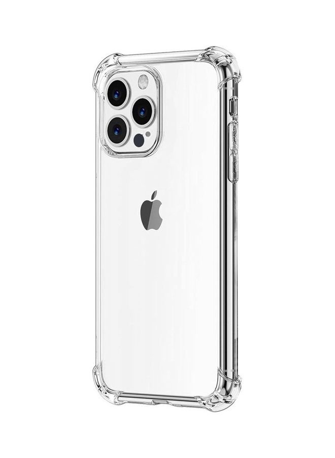 Raxoom Soft Flexible TPU Anti-Shock Slim Transparent Clear Back Case Cover with Reinforced Bumper Corners For Apple iPhone 14 Pro Max 6.7 inch Clear - Image 2