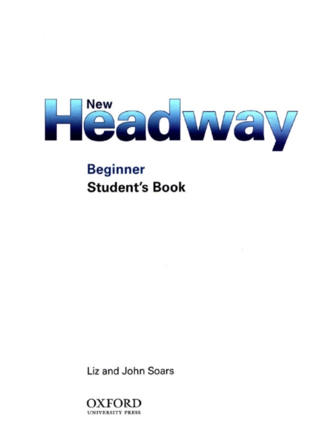 كتاب أوكسفورد New Headway - كتاب الطالب - المستوى المبتدئ (Beginner) - إصدار 2000 - Image 2