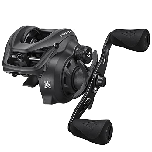 Piscifun Torrent II Baitcasting Fishing Reel, 20LB Carbon Fiber Drag Baitcasters, 8.1:1 Gear Ratio & Magnet Braking System Low Profile Casting Reel, Left Handed - Image 1