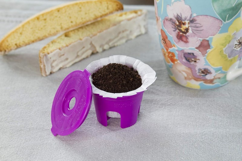 Perfect Pod Cafe Filters Paper Liners for Reusable K Cup Coffee Pods by - Fits All Brands, Compatible With All Refillable Capsules - Disposable Paper Filters (100-Ct) - Image 4