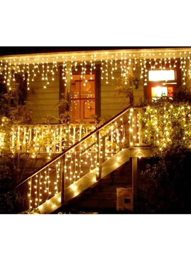 albayt alsaeid Warm White Linkable Fairy Curtain String Light with 8 Modes Memory Functional Controller for Indoor/Outdoor/Patio/Wedding/Ramadan Eid Decor - Image 5