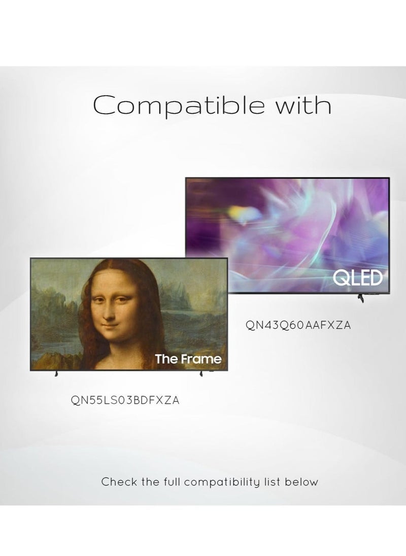 جهاز تحكم عن بُعد صوتي بديل لتلفاز سامسونج الذكي يشمل أزرار اختصار نتفليكس، برايم فيديو، وإنترنت سامسونج (أسود، ELT-REM-C-08A) - Image 4