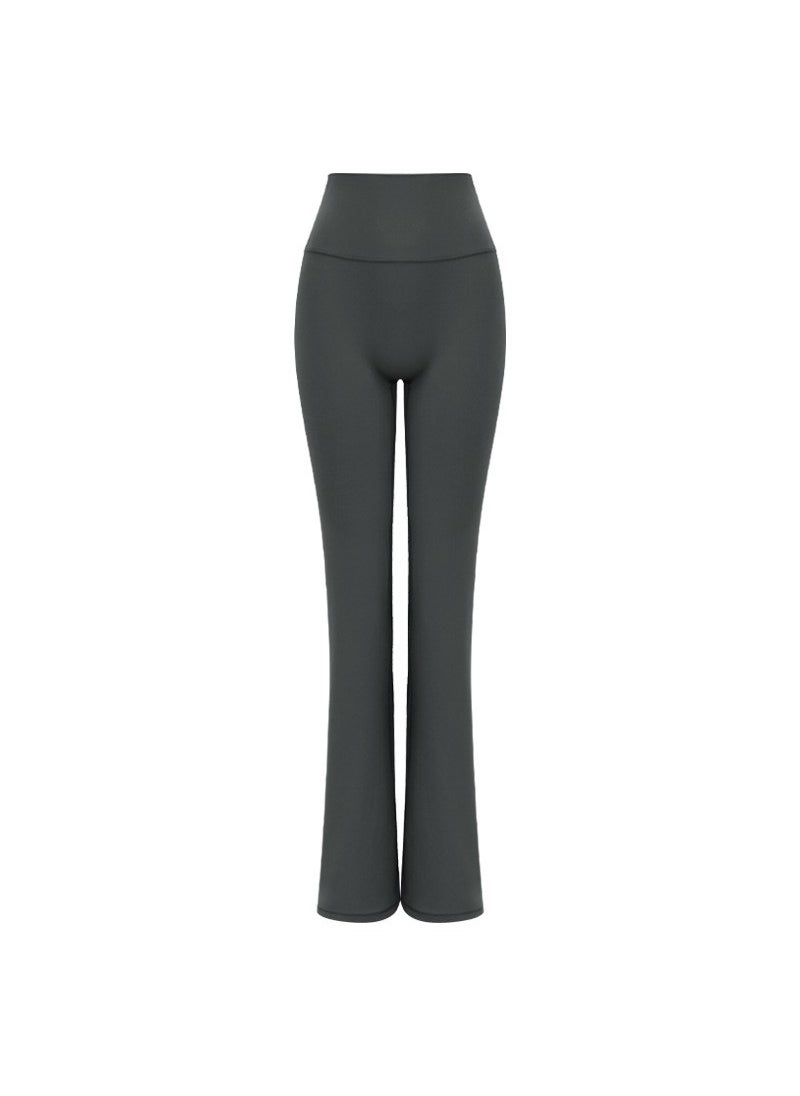 Generic - Comfort Fit Womens Bootleg Yoga Pants Graphite gray trousers - Image 1