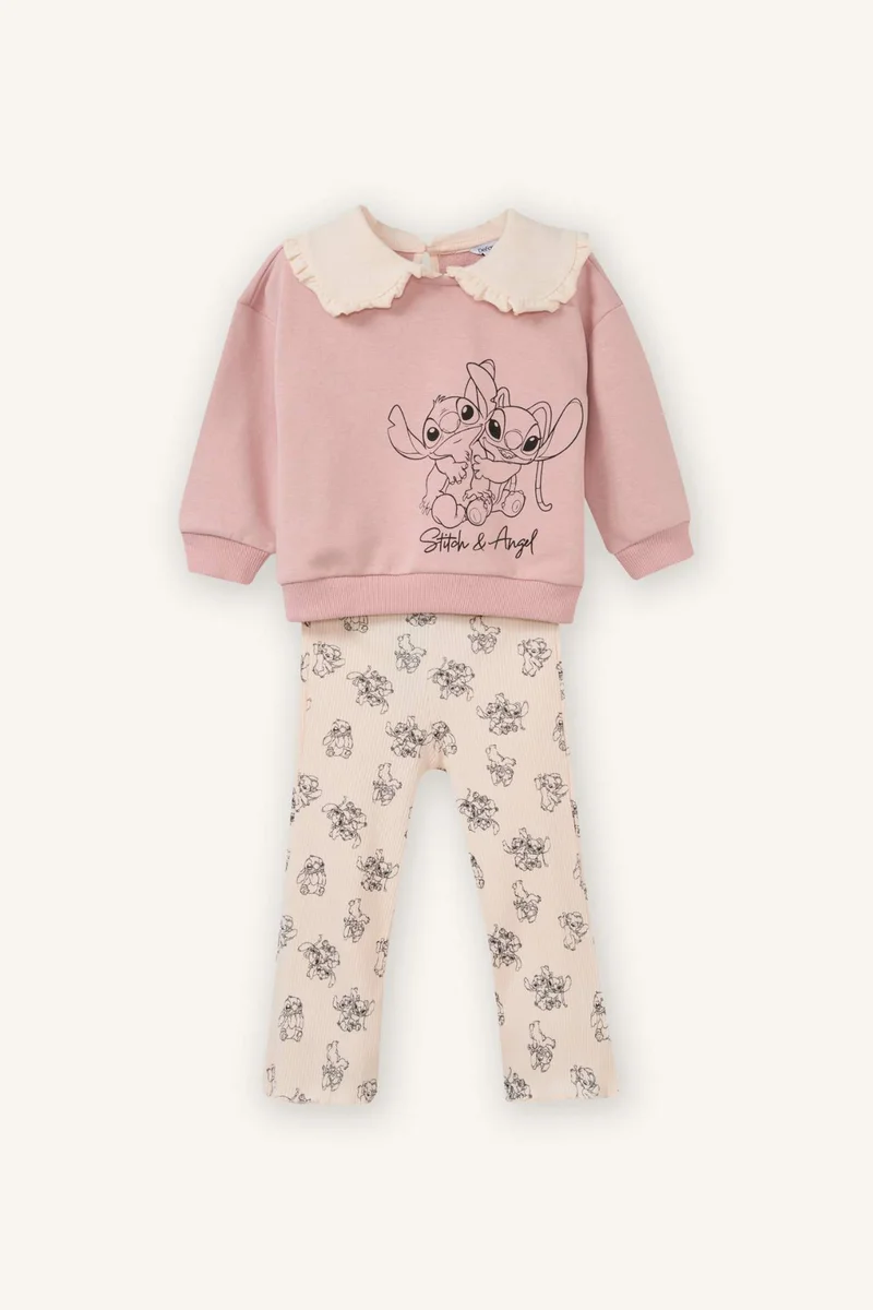 ديفاكتو 2 piece Regular Fit Baby Collar Lilo &amp; Stitch Licensed Set