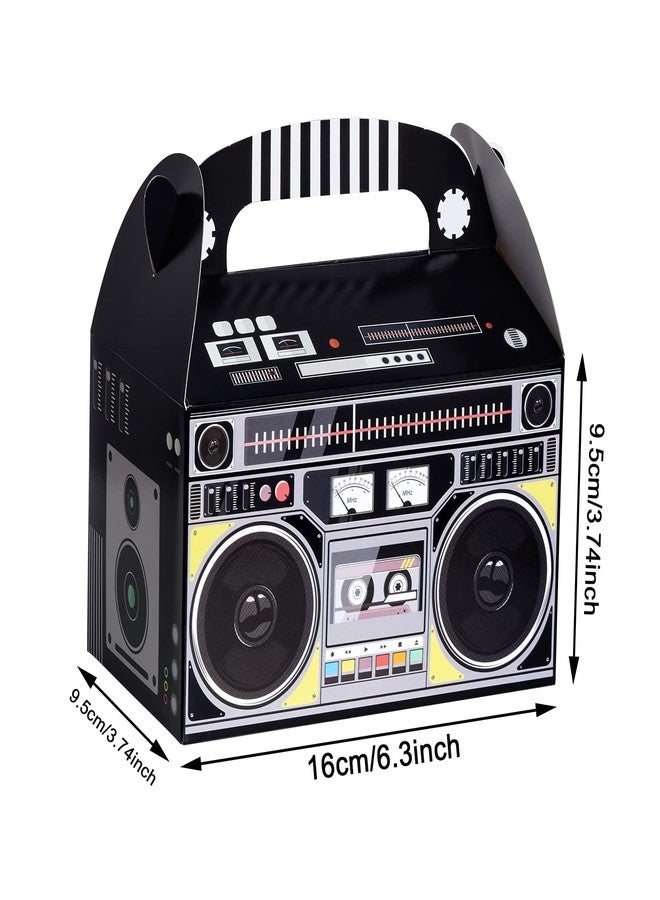 Fumwase 12 Pieces 80s 90s Novelty Boom Favor Boxes Boombox Prop Radio Decorations Table Centerpieces Decor for Retro 1980s Theme Hip Hop Party Favors - Image 2