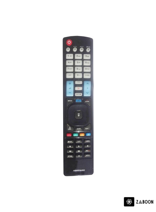 Zaboon Remote Control For LG Smart 3D Screen Black