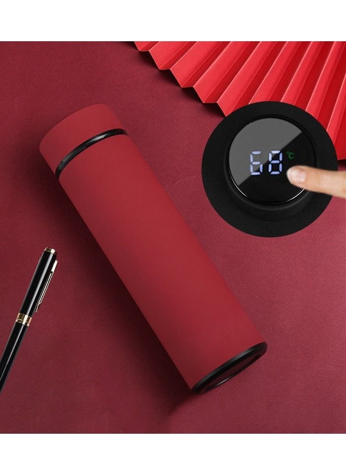 NIBEMINENT - Smart thermos flask,LCD display temperature, coffee thermos flask, portable hot or cold water bottle - Image 1