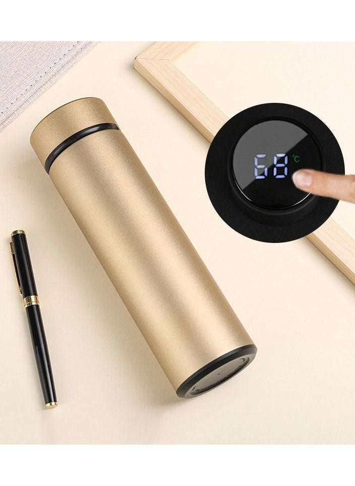 NIBEMINENT - Smart thermos flask,LCD display temperature, coffee thermos flask, portable hot or cold water bottle - Image 1