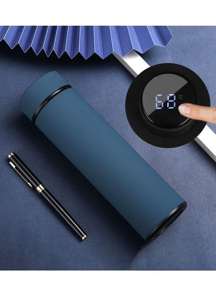 NIBEMINENT - Smart thermos flask,LCD display temperature, coffee thermos flask, portable hot or cold water bottle - Image 1