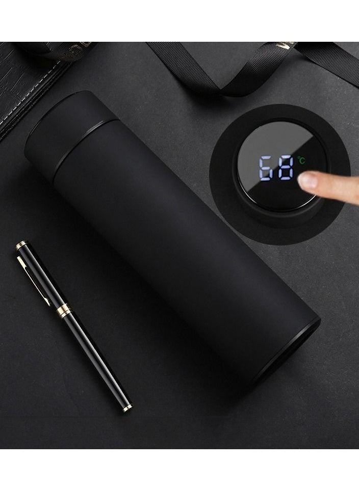 NIBEMINENT - Smart thermos flask,LCD display temperature, coffee thermos flask, portable hot or cold water bottle - Image 1