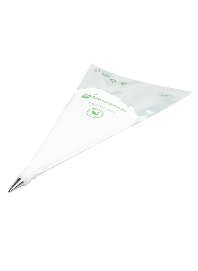 Restaurantware Pastry Tek Piping Tip, 1 Round Round Tip For Icing - #6, Corrosion-Resistant, Stainless Steel Icing Tip, Dishwasher-Safe, Decorate Cupcakes, Cakes, or Cookies - Image 2