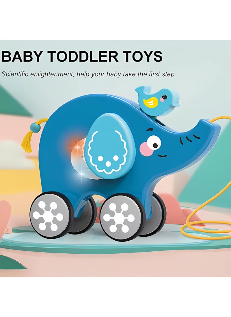 Twisoo Twisoo Pull String Animal Car Toy – Educational Baby Push & Pull Toy with Music & Light, Fun Cartoon Design for Kids 6+ Months.  - Image 5