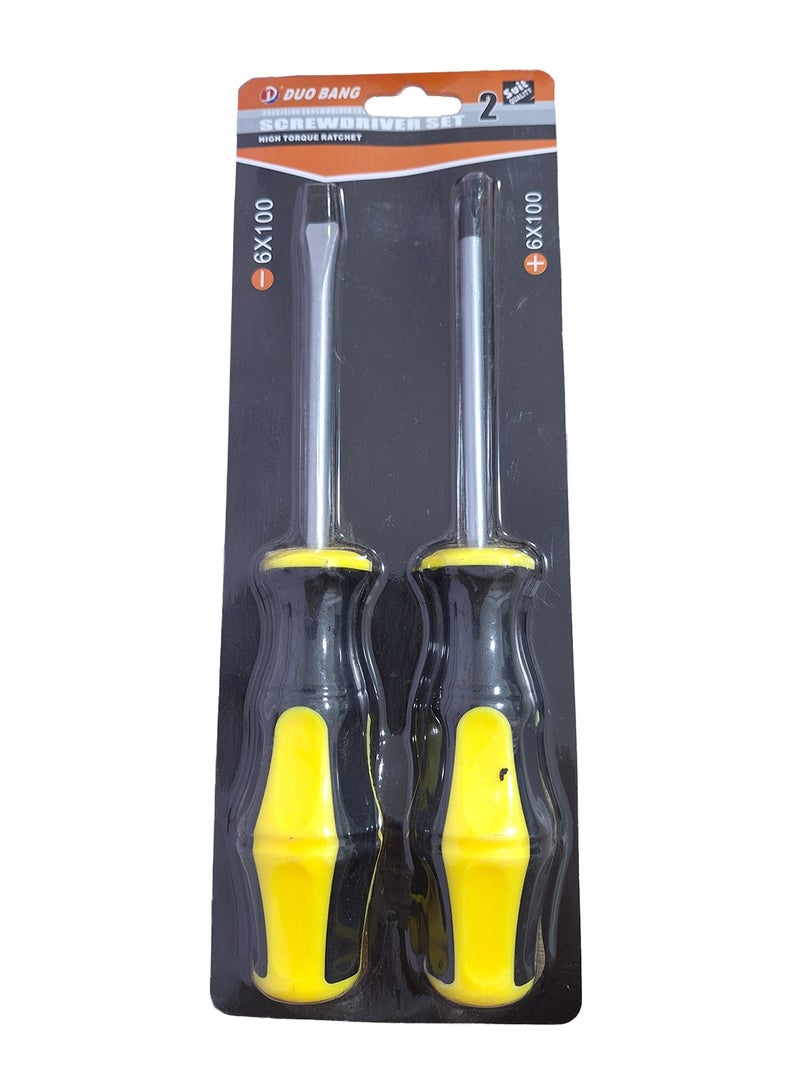 Multi-use screwdriver set with high torque ratchet and strong magnet