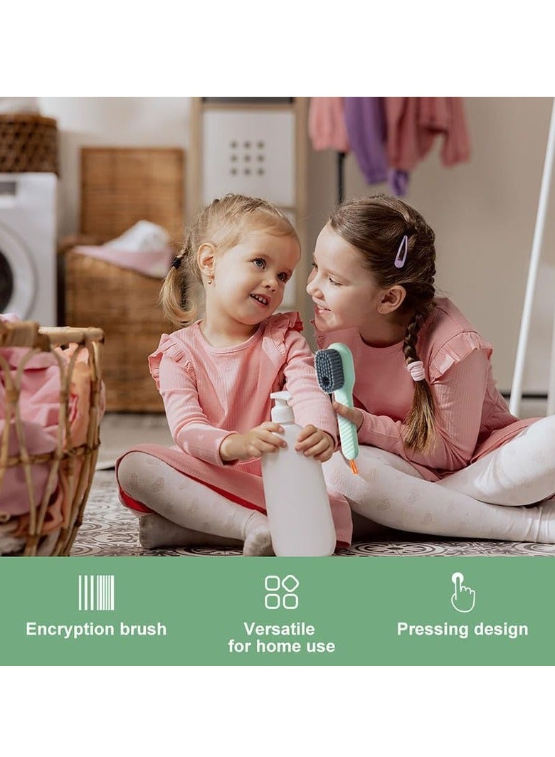 Multifunctional Liquid Shoe Brush Liquid Adding Soft Fur Cleaning Brush,2024 New Scrub Brushes for Cleaning, Multifunctional Laundry Brush with Liquid Box for Washing Clothes Shoes (2pcs) - Image 5