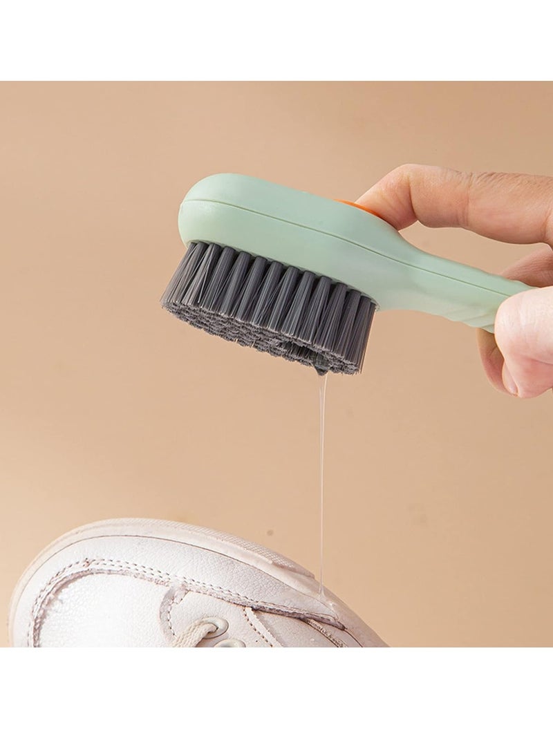 Multifunctional Liquid Shoe Brush Liquid Adding Soft Fur Cleaning Brush,2024 New Scrub Brushes for Cleaning, Multifunctional Laundry Brush with Liquid Box for Washing Clothes Shoes (2pcs) - Image 4