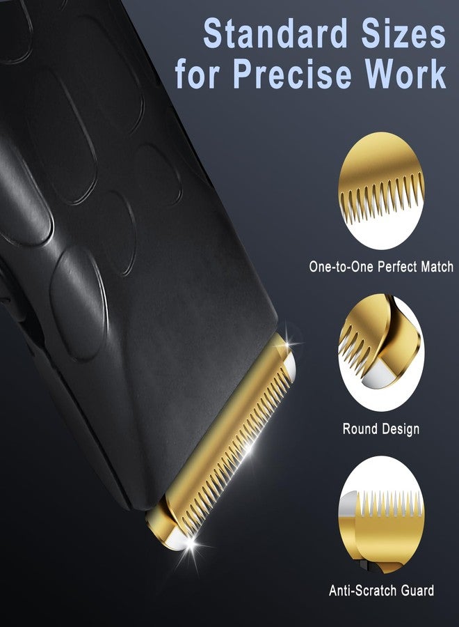CR8GR8 Professional Peanut Replacement Blade-Precision-Ground for Smooth Cutting， Snap-On Compatible with Wahl Peanut Clippers & Trimmers #2068-300, Black/Gold - Image 4