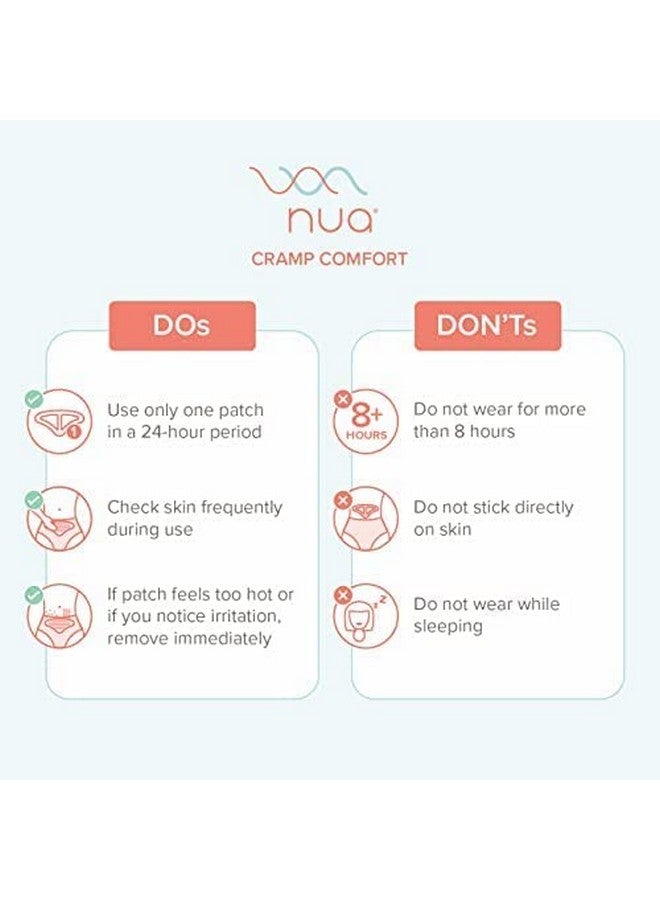 Nua Cramp Comfort || 3 Heat Patches For Period Pain And Cramps || 100% Natural Ingredients And Portable || 8 Hours Pain Relief || Quick Relief From Menstrual Pain  - Image 4