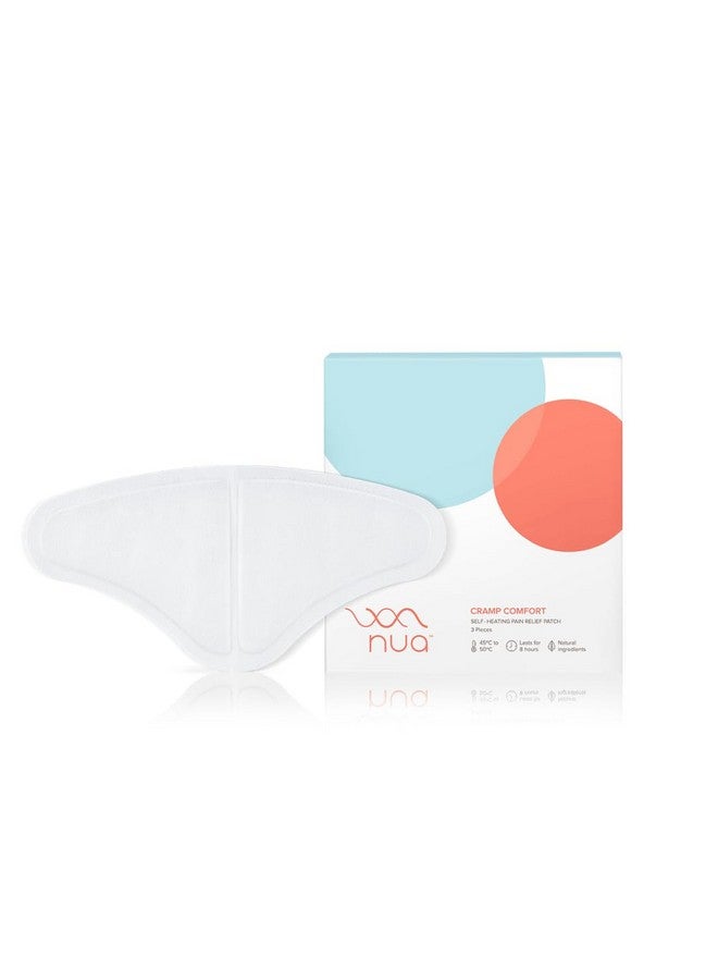 Nua Cramp Comfort || 3 Heat Patches For Period Pain And Cramps || 100% Natural Ingredients And Portable || 8 Hours Pain Relief || Quick Relief From Menstrual Pain  - Image 1