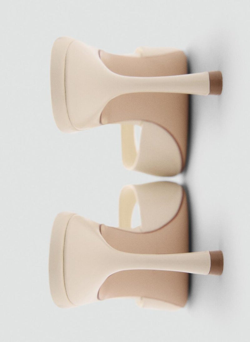 MANGO Casual Pointed Heel Sandals  - Image 3