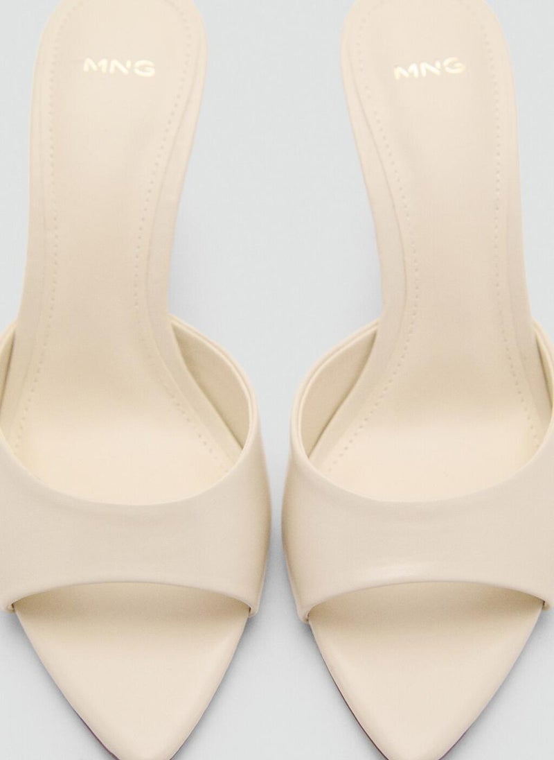 MANGO Casual Pointed Heel Sandals  - Image 4