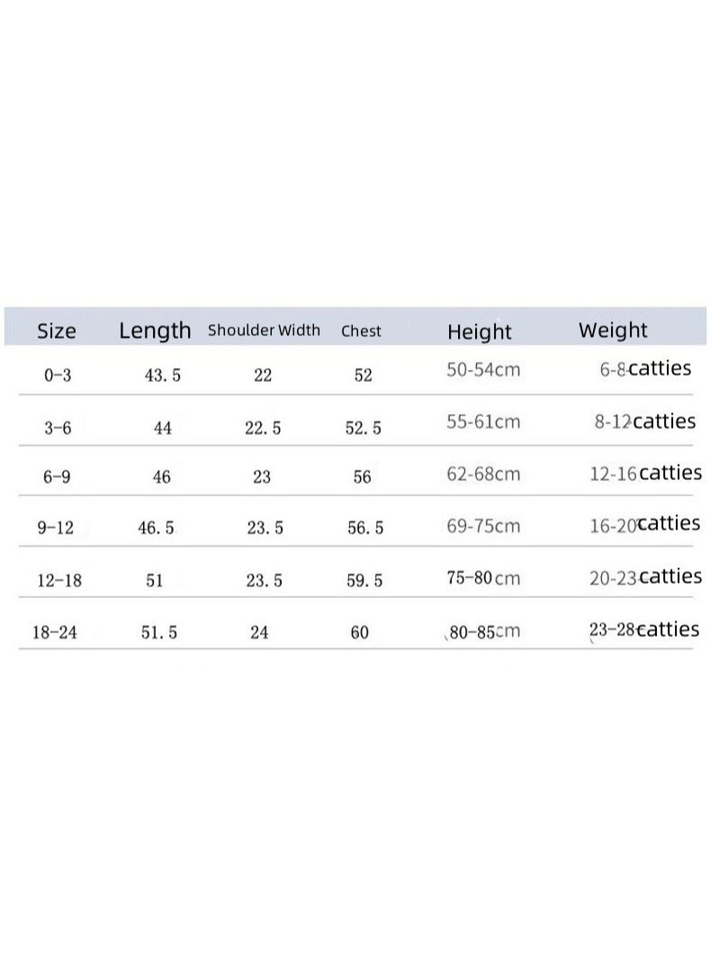 RedMapleTEK 5-piece set of pure cotton jumpsuits for infants and young children, short-sleeved crawling clothes - Image 2