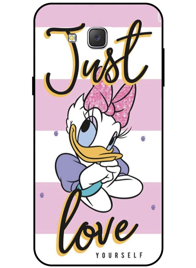 EYE CATCH Protective Case Cover For Samsung Galaxy J7 Smart Series Printed Protective Case Cover for Samsung J7 Just Do It - Image 1