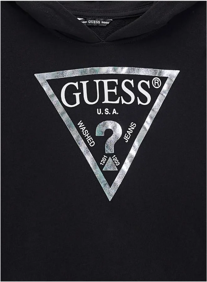 GUESS Kids Logo Fleece Hoodie