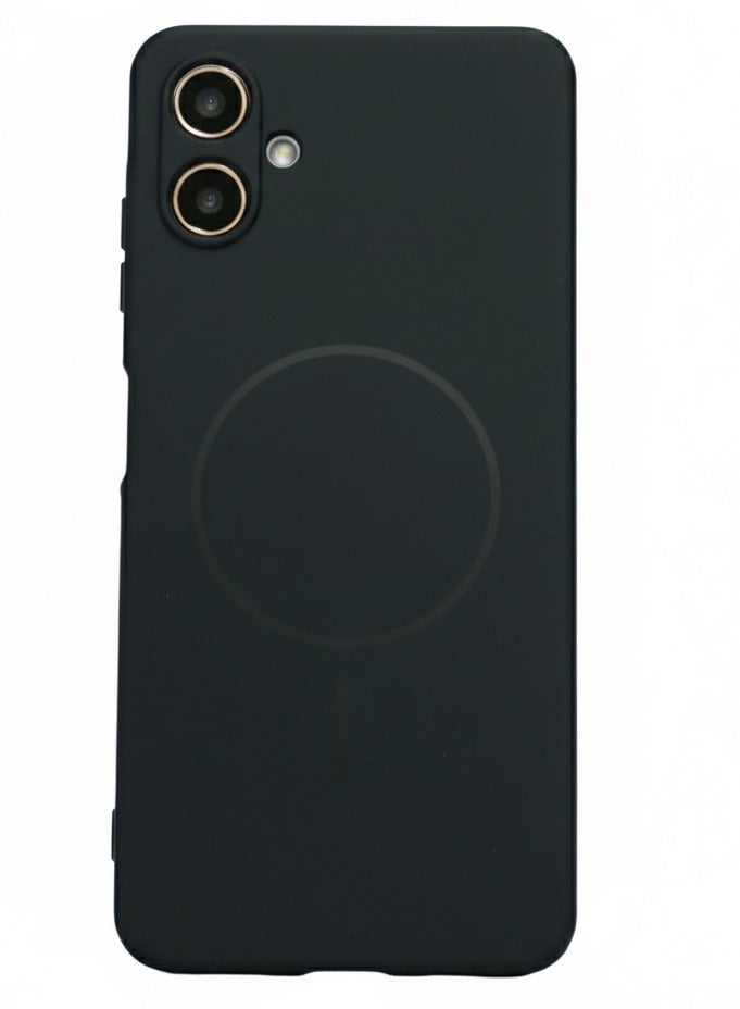 Compatible with Samsung A06 Case - MagSafe Protective Scratch Resistant Case, Slim and Lightweight, Microfiber Lining - (Black)