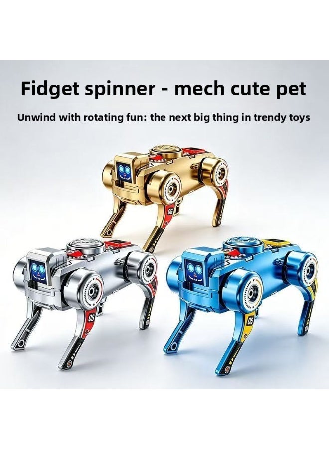 New Style Fidget Spinner Deformation Mechanical Dog, Fidget Spinner and Deformation Robot Dog Dual Form Switching, Decompression Toy - Image 2