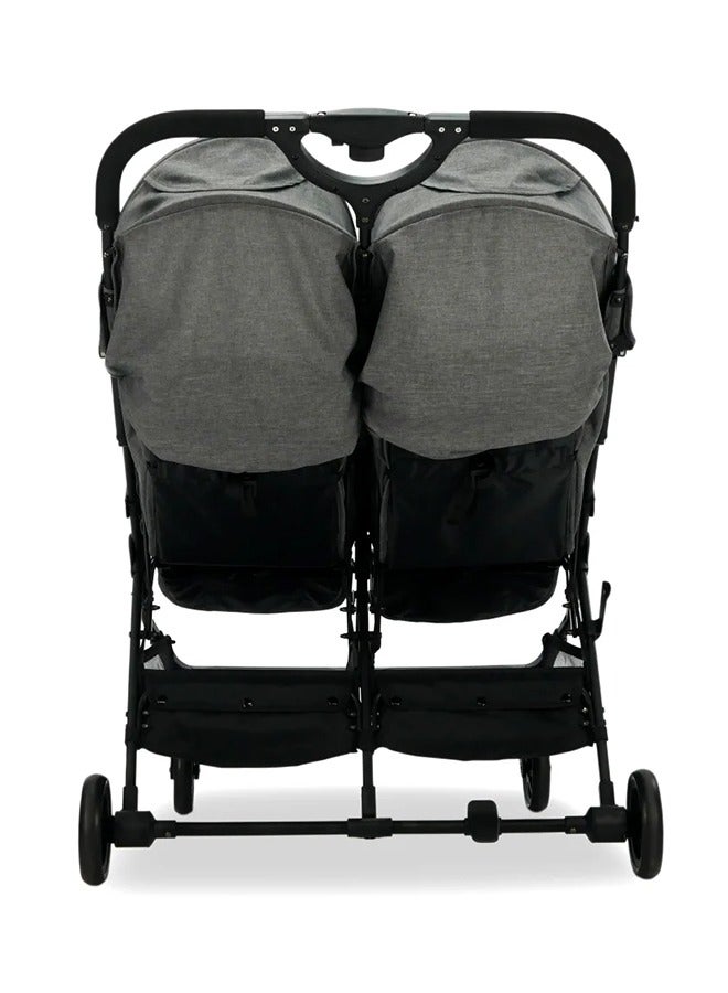 asalvo Stroller Double Ultralight - Henry - Grey - Image 3