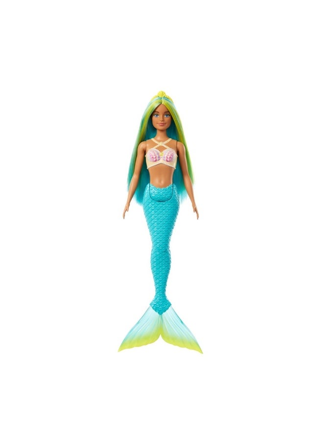 Barbie Barbie Colorful Hair Mermaid Doll with Headband Accessory  - Image 3