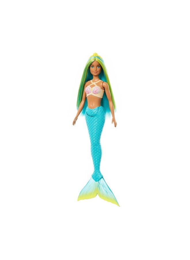 Barbie Barbie Colorful Hair Mermaid Doll with Headband Accessory  - Image 2