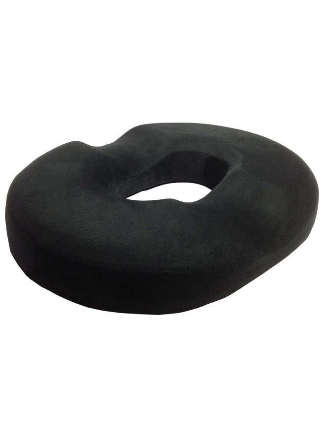 Donut وسادة مقعد وسادة العظام التصميم  Tailbone & الذاكرة رغوة وسادة تخفيف الألم والضغط للبواسير ، الحمل بعد الولادة ، الجراحة ، Sciatica (أسود) - Image 1