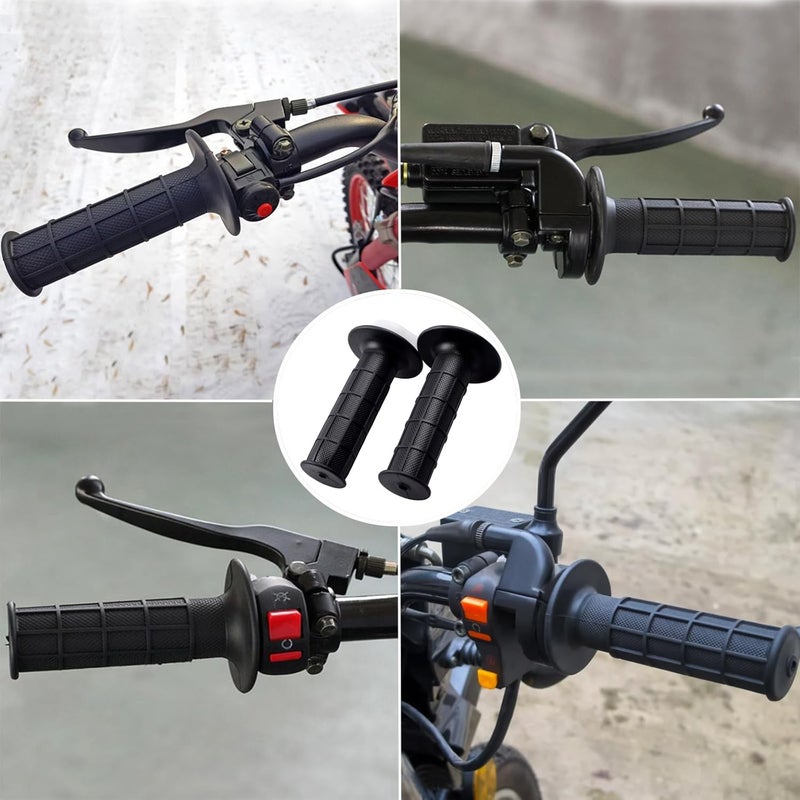 Royitay 7/8" 22mm Twist Throttle Accelerator Handle Grips and Cable Set for Mini Bikes and ATVs - Image 2