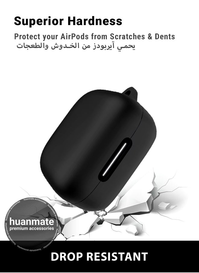 huanmate Anker SoundCore P30i Silicone Case Cover - Black - Made with Soft Silicone, Lightweight & Durable - Stylish Design, Accurate Cut-outs, Easy Installation & Removal  - Image 4