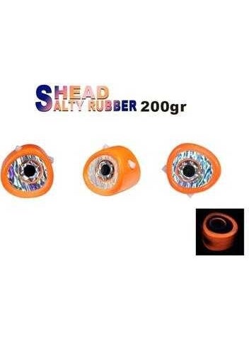 FUJIN - Salty Rubber Head 200GR Kafa 05 Orange 3D Eye - Image 1