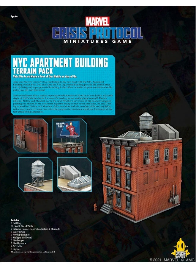 Atomic Mass Games Marvel: Crisis Protocol - Nyc Apartment Building Terrain - Image 2