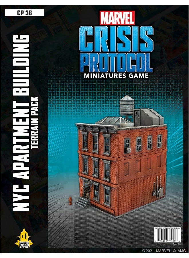 Atomic Mass Games Marvel: Crisis Protocol - Nyc Apartment Building Terrain - Image 1