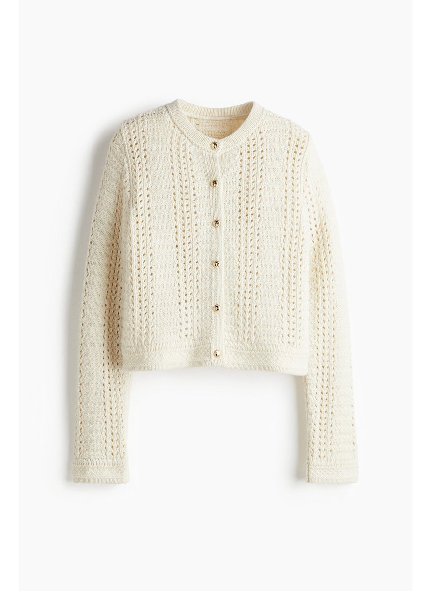 H&M Pointelle-Knit Cardigan  - Image 4